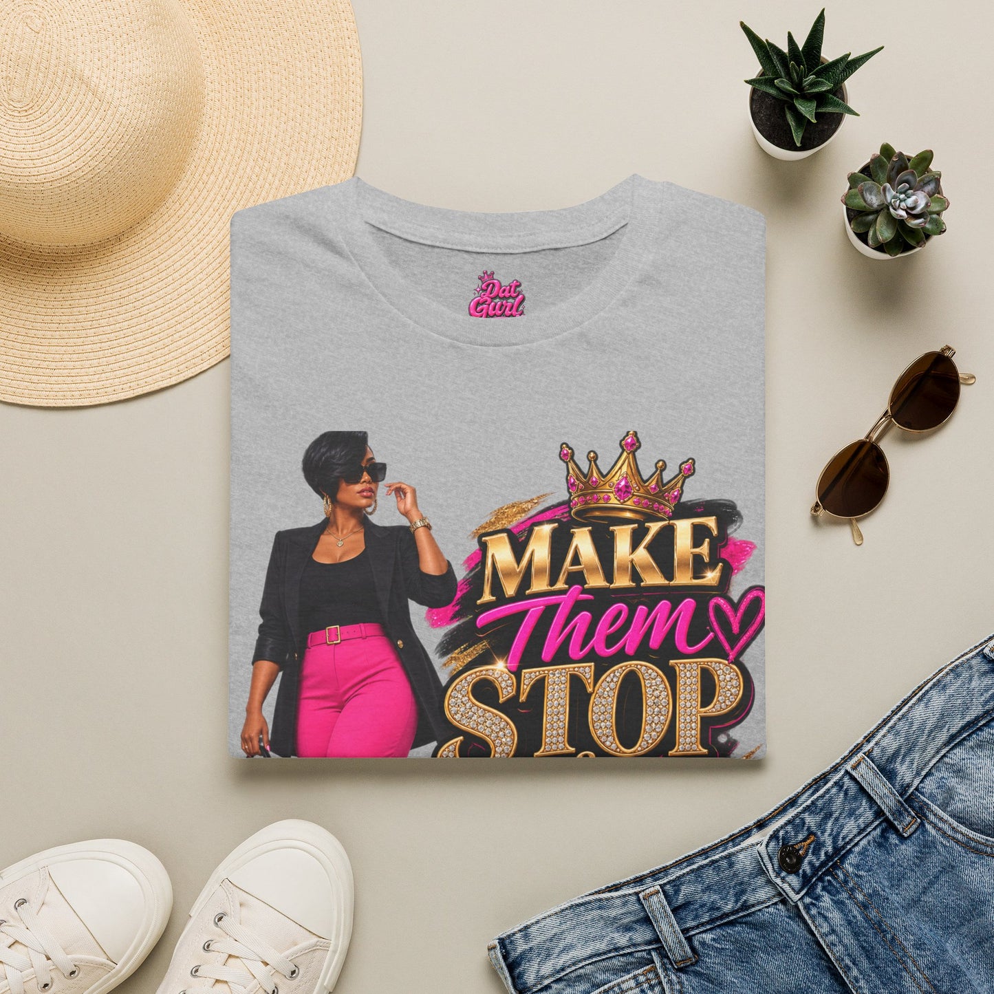 Dat Gurl Stop and Star T-Shirt