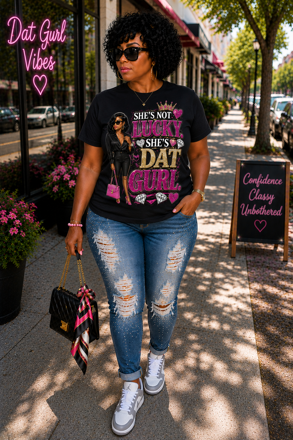 Dat Gurl She's Not lucky T-Shirt
