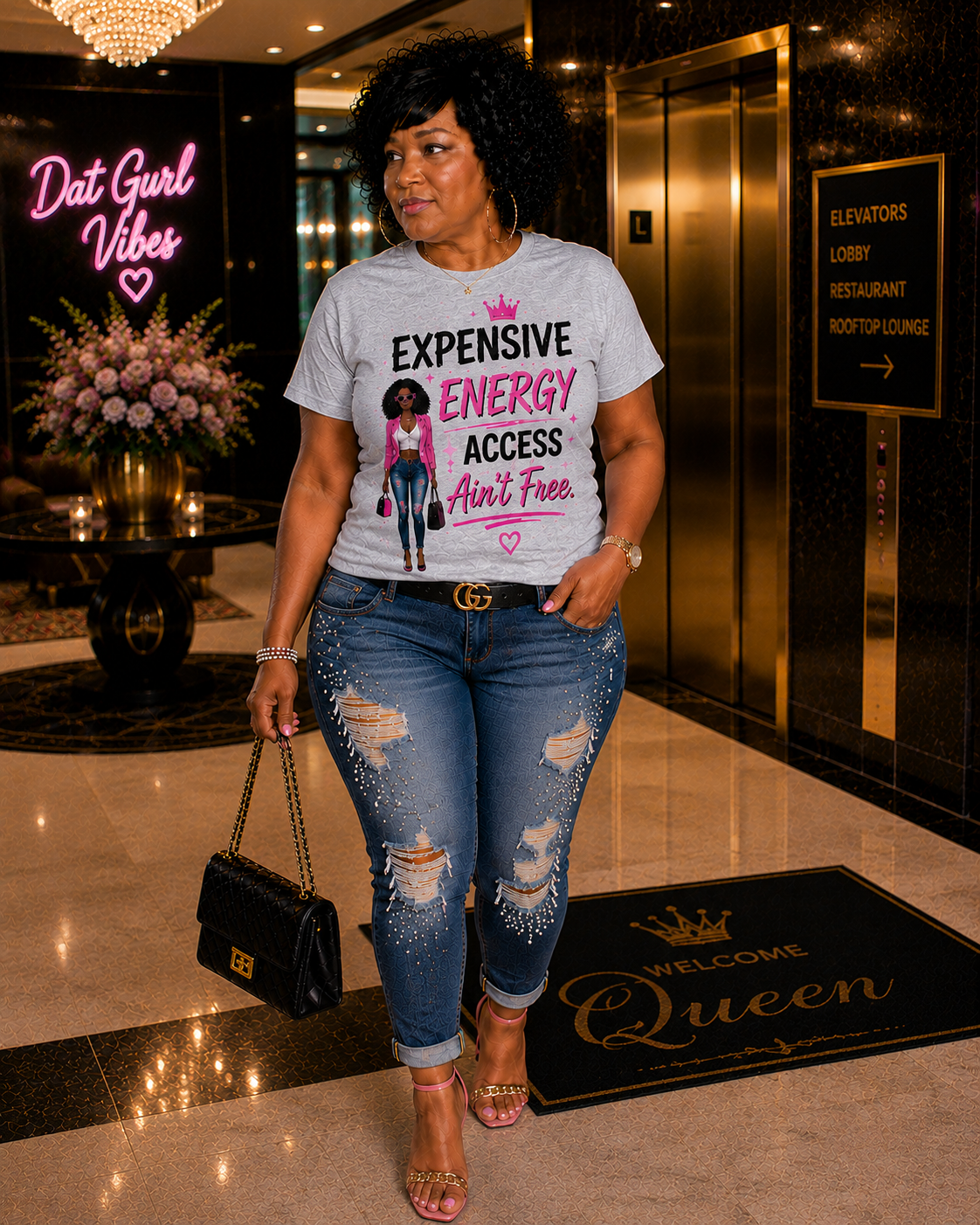 Expensive Energy tee