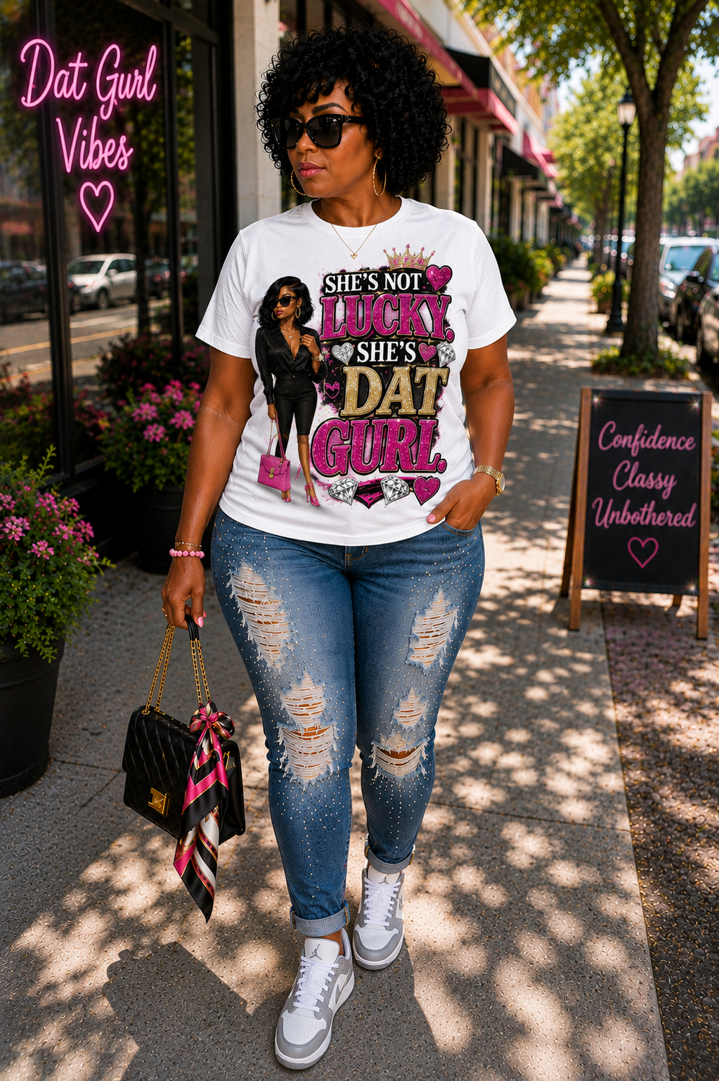 Dat Gurl She's Not lucky T-Shirt